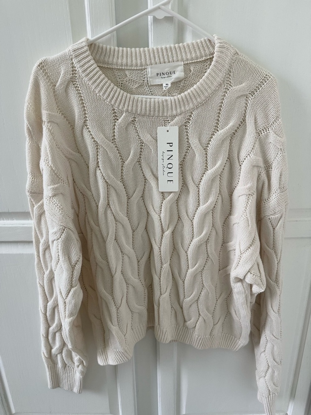 PINQUE Atlas Long Sleeve Sweater NWT